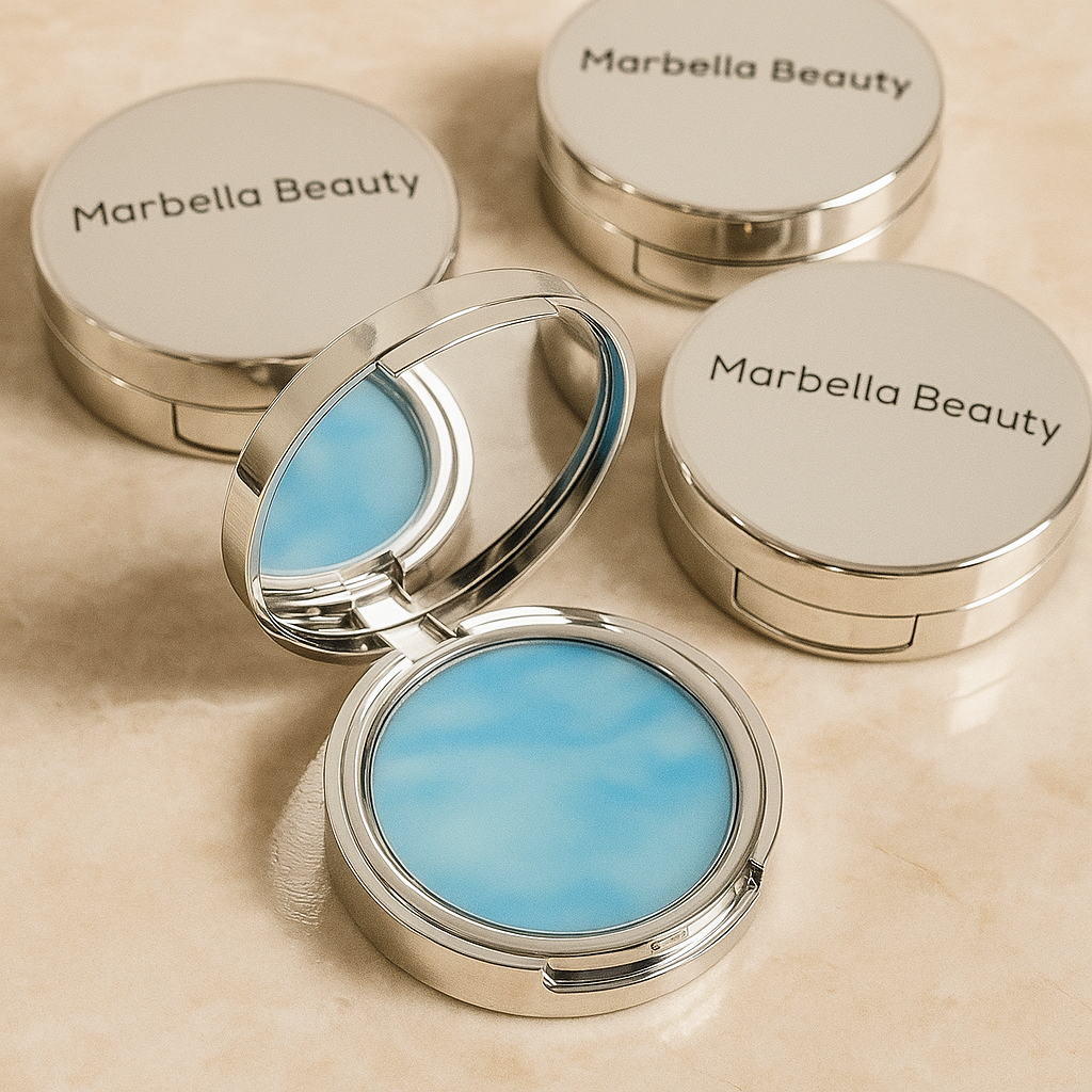 Vista 7 de Polvo Matificante Marbella Beauty - TONO: ROSADO